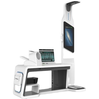 Quiosco de telemedicina HW-V7000 ABS y acero inoxidable para un control de salud completo