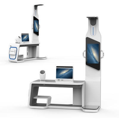 Quiosco de telemedicina con pantalla LCD HD para control de salud y presión arterial de todo el cuerpo