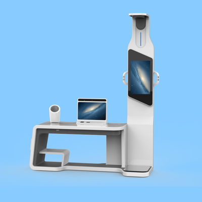 Quiosco de telemedicina con pantalla LCD HD para control de salud y presión arterial de todo el cuerpo