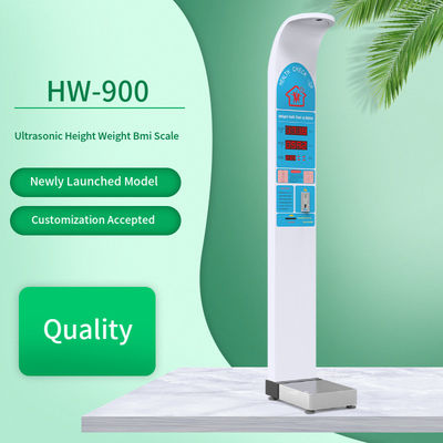 100-240V 200kg IMC Altura y peso medidor de gimnasio Escala de pie para 60-200cm de altura