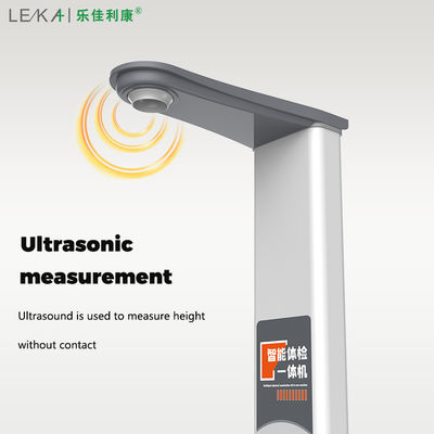 Analisador de grasa corporal del IMC por ultrasonido con función de medición de altura y rango de 60-200 cm