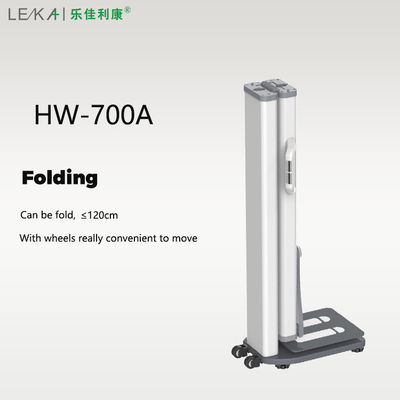 Analisador de grasa corporal del IMC por ultrasonido con función de medición de altura y rango de 60-200 cm