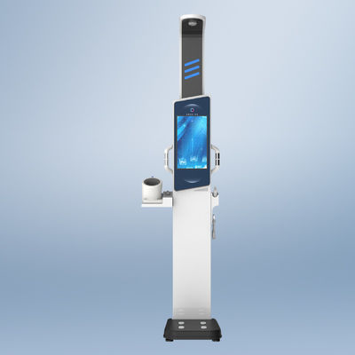 19 pulgadas Android Health Kiosk Centro de salud de acero Máquina de IMC con analizador de grasa corporal