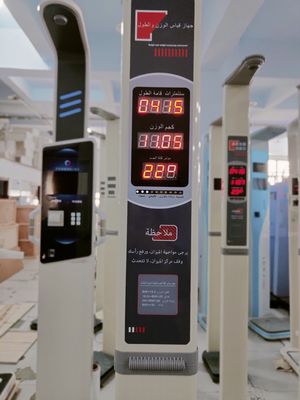 Escala de altura y peso ultrasónica digital para adultos para el IMC de pesaje médico clínico