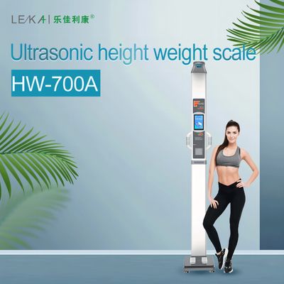 HW-700A Escala de grasa corporal por ultrasonido con análisis de composición corporal humana y peso corporal de 30 kg