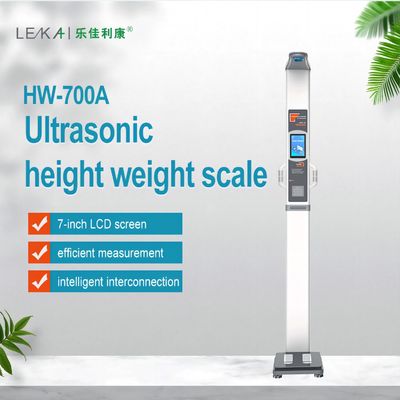 HW-700A Escala de grasa corporal por ultrasonido con análisis de composición corporal humana y peso corporal de 30 kg