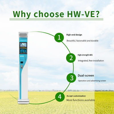 Escala de peso digital humana de farmacia con pantalla táctil LCD y fuente de alimentación AC100-240V