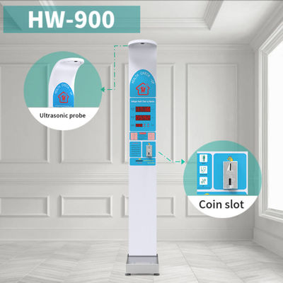AC100-240V Escala de peso digital plegable de la altura de la moneda con IMC y función de venta