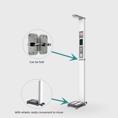Tipo de pantalla LED/LCD Balanza médica electrónica para la altura del cuerpo humano Peso IMC Pesado