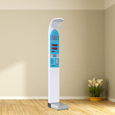 Smart AC100-240V Moneda operada altura peso Balanza corporal Vender con impresión G.W 47kg