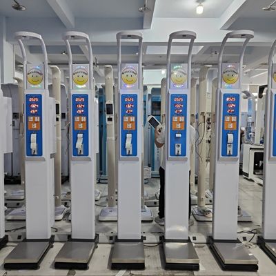 8-200kg Rango de peso Escala operada por moneda electrónica ultrasónica con medición de altura