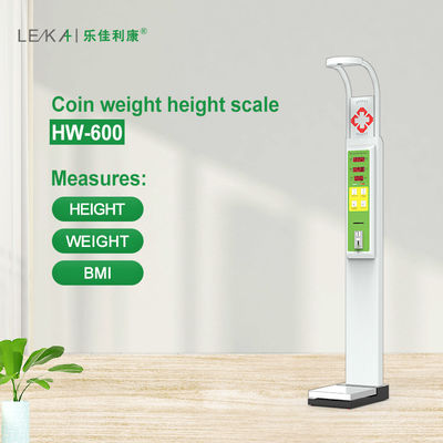 Medición automática de transmisión de voz Escala plegable de altura y peso con velocidad