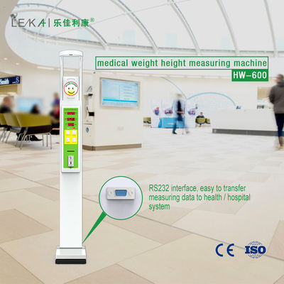 Medición automática de transmisión de voz Escala plegable de altura y peso con velocidad
