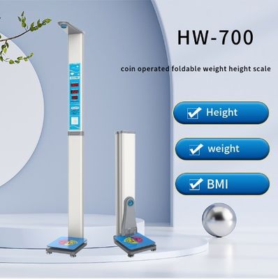 Medidor electrónico de altura y peso ultrasónico de farmacia con fuente de alimentación AC100-240V