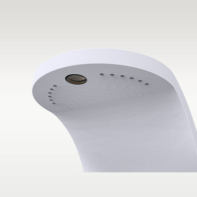 Uso médico RS232 Escala de peso con medición de altura por ultrasonido e impresora en acero