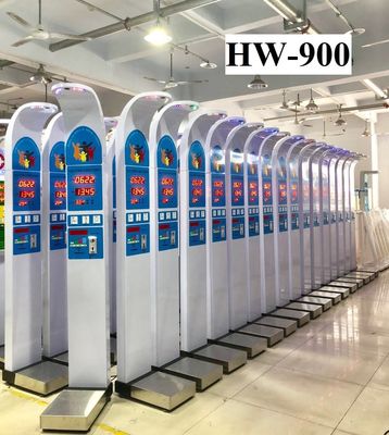 HW-900 Máquina expendedora de altura y peso corporal para el IMC operado por monedas en árabe español