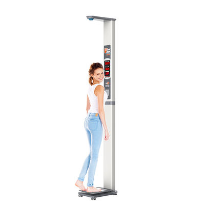 Rango de altura 60-200cm Máquina de balanza de calculadora de IMC con tecnología de pesaje sensible