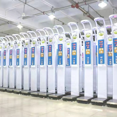 Tamaño de la plataforma 33*55cm LEKA Moneda Operada Alturas Peso IMC Balanzas de medición para farmacia