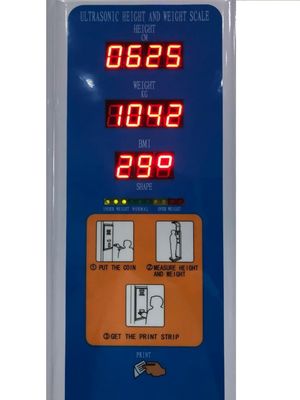 G.W 45kg Rango de peso 8-200kg máquina de IMC para la medición precisa del peso y la altura