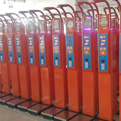 Medida exacta del IMC del cuerpo humano Altura y peso Pesando balanzas de máquinas expendedoras N.W. 38kg