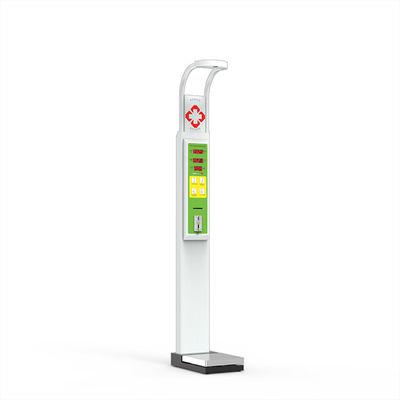 Máquina de venta de monedas con balanza corporal digital del IMC y impresión G.W. 45kg RS-232