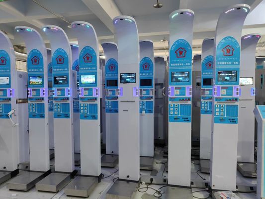 Envío de la ciudad de Zhengzhou Ultrasonido BMI Escala de altura y peso con transmisión de voz HD
